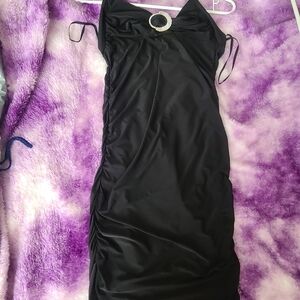 ✨ Stunning Black Halter Cocktail Dress - Worn Once! ✨